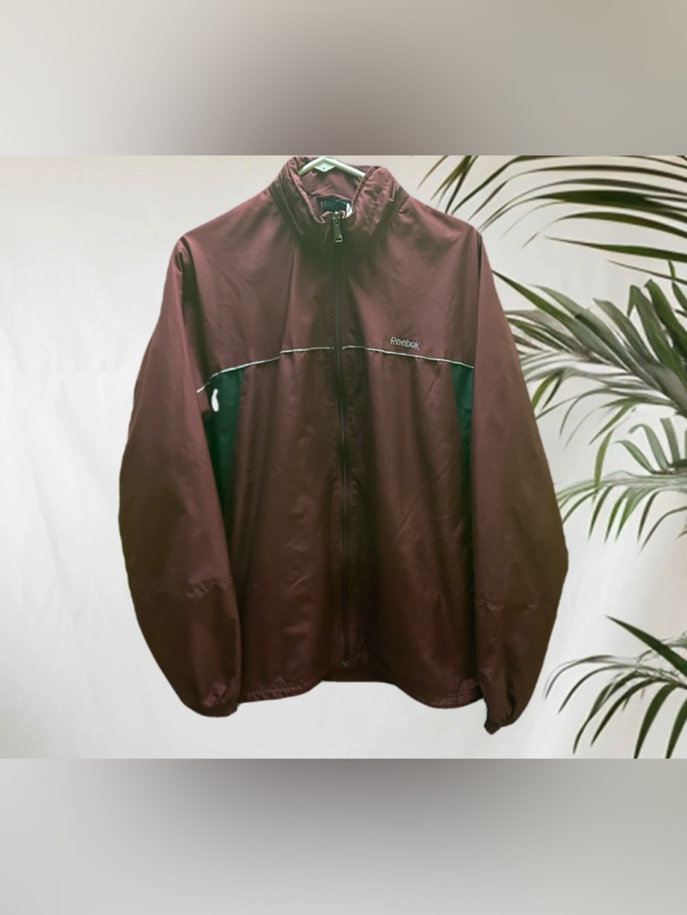 Reebok Men’s Burgundy Jacket Windbreaker L